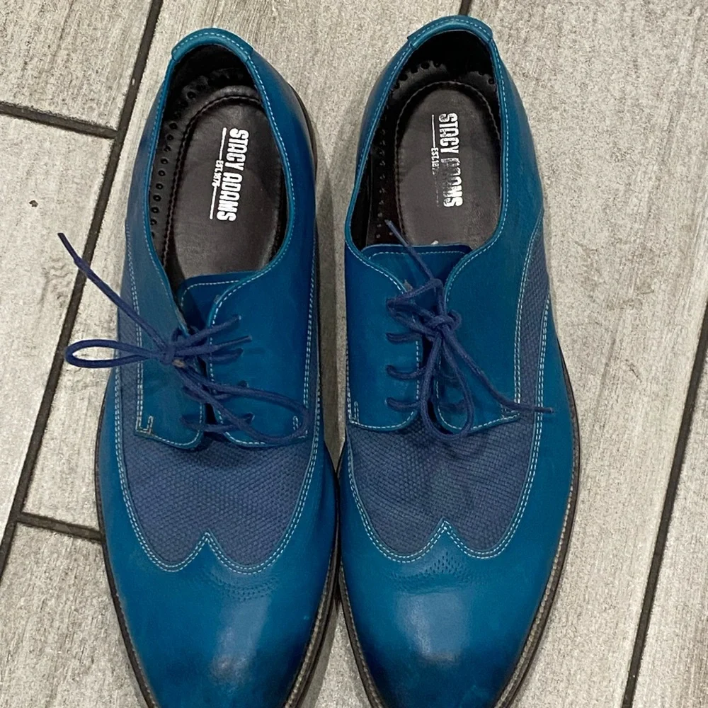 Men's Blue Dress Shoes